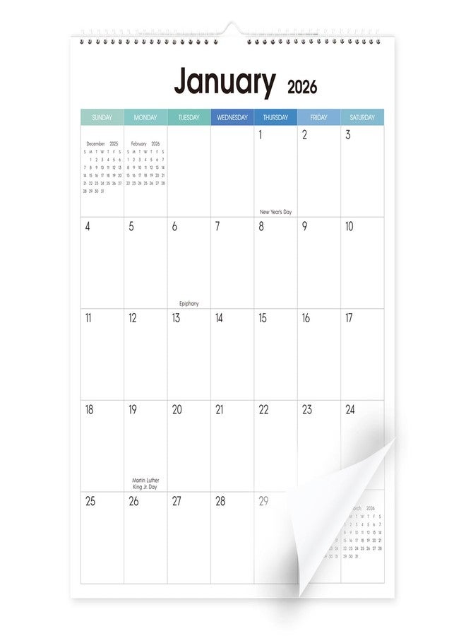 SKYDUE Wall Calendar 2025-2026, 20 Months Calendar from May. 2025 to Dec. 2026, 14.5 x 11.5 Vertical Wall Calendar with 280 Planner Stickers - Image 1