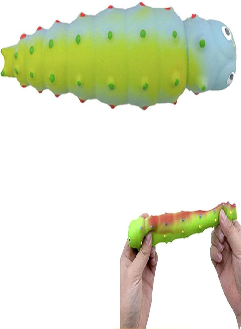 GGOOT 2 Pcs Caterpillar Pinch Toy - Children's Favorite Simulation Caterpillar Toy | Creative and Funny Tricky Hilarious Caterpillar Toy for Kids - Image 1