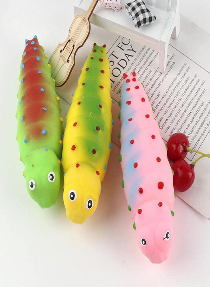 GGOOT 2 Pcs Caterpillar Pinch Toy - Children's Favorite Simulation Caterpillar Toy | Creative and Funny Tricky Hilarious Caterpillar Toy for Kids - Image 2