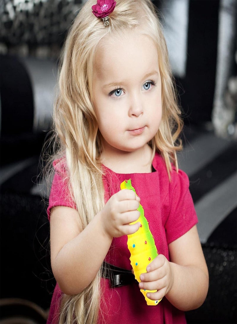 GGOOT 2 Pcs Caterpillar Pinch Toy - Children's Favorite Simulation Caterpillar Toy | Creative and Funny Tricky Hilarious Caterpillar Toy for Kids - Image 3