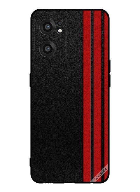 Protective Case Cover For OnePlus Nord CE 2 5G Three Vertical Strips On Side