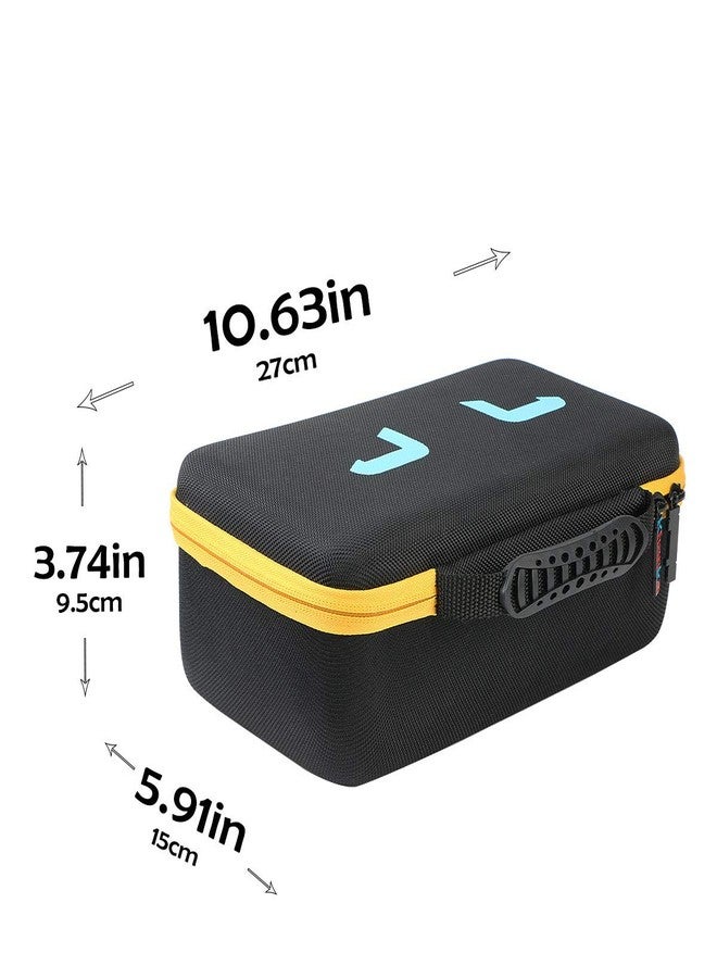 khanka Hard Carrying Case Replacement for Really Rad Robots - Mibro Gold - Plays, Talks, and Pranks (Gold Zipper) - Image 4