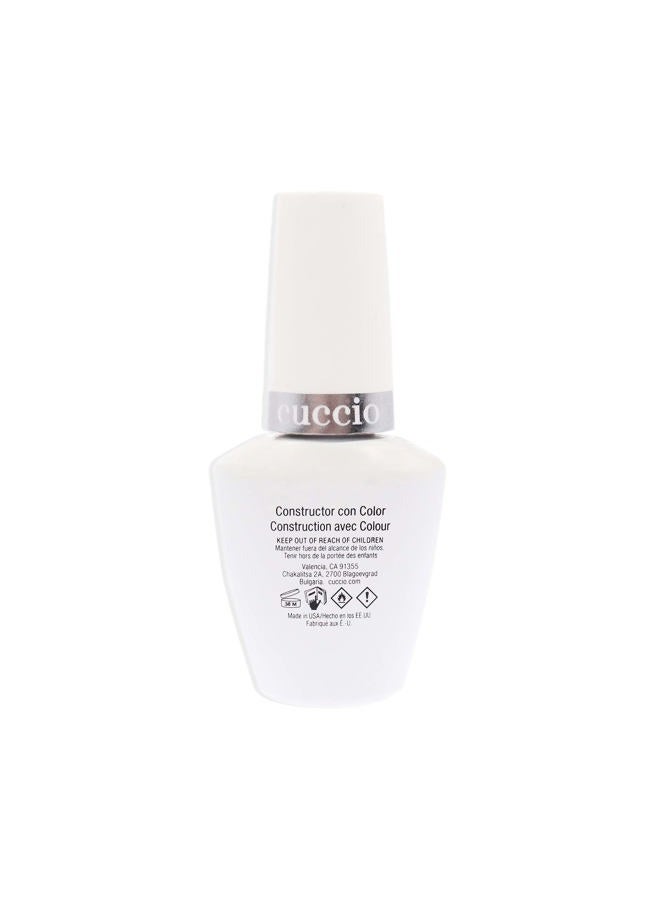 Cuccio Pro Brush-On Colour Builder Soak-Off Gel - Calcium Enriched - Easy Brush-On - Perfect Light Color - Reinforce, Build, Shape And Extend The Natural Nail - Gleaming Rose - 0.43 Oz Nail Polish - Image 2