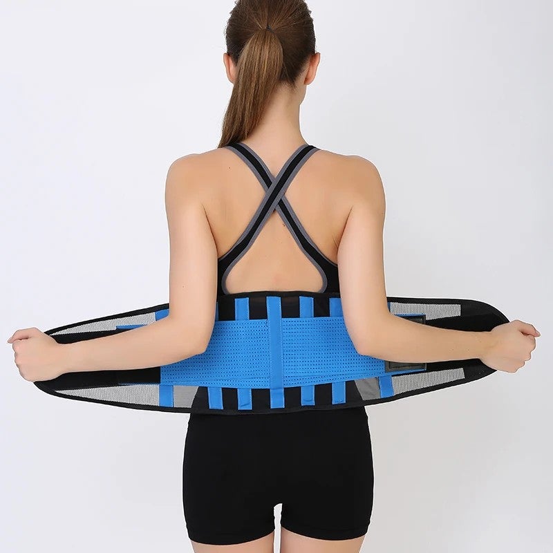 Bluejw Breathable Waist Trimmer Belt - Adjustable Thin Waist Trainer Brace for Sports & Slimming - Image 1