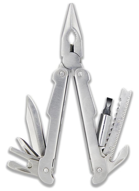 Multitool Stainless Steel 25-In-1 HA-1921 with Safety Locking, Belt Pouch, Professional Stainless Steel Multitool Pliers Pocket Knife,Bottle Opener, Screwdriver with Nylon Sheath Black