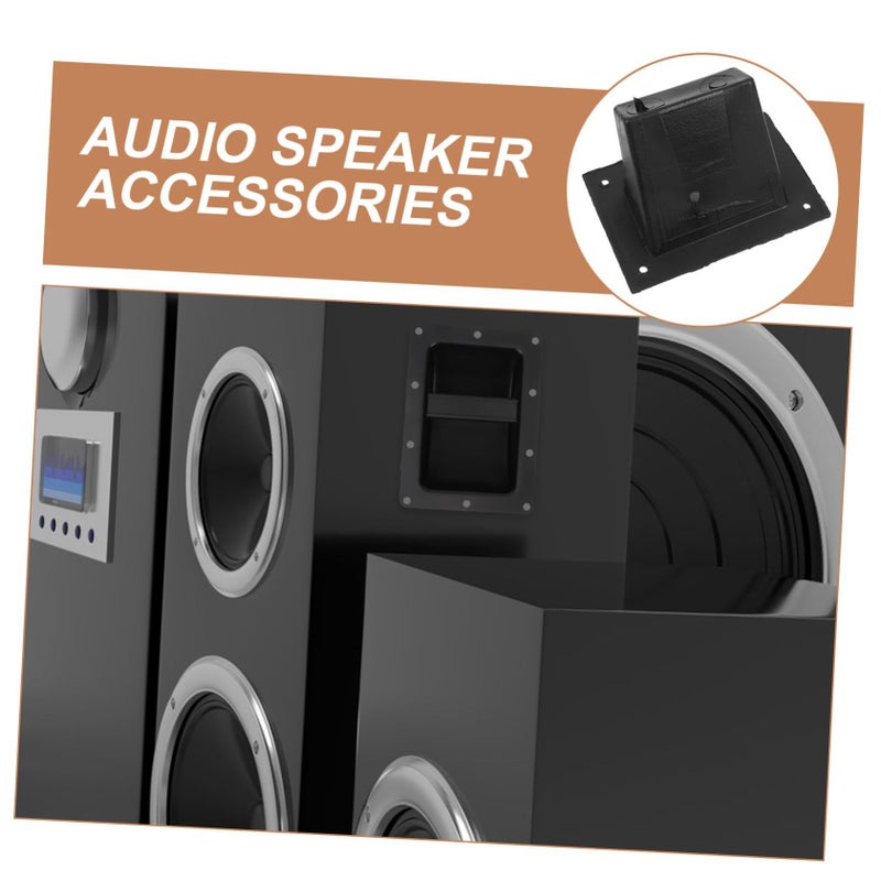 10pcs Black Matte Recessed Speaker Cabinet Pulls Professional Stage Handle Easy Transportation Box - Image 4