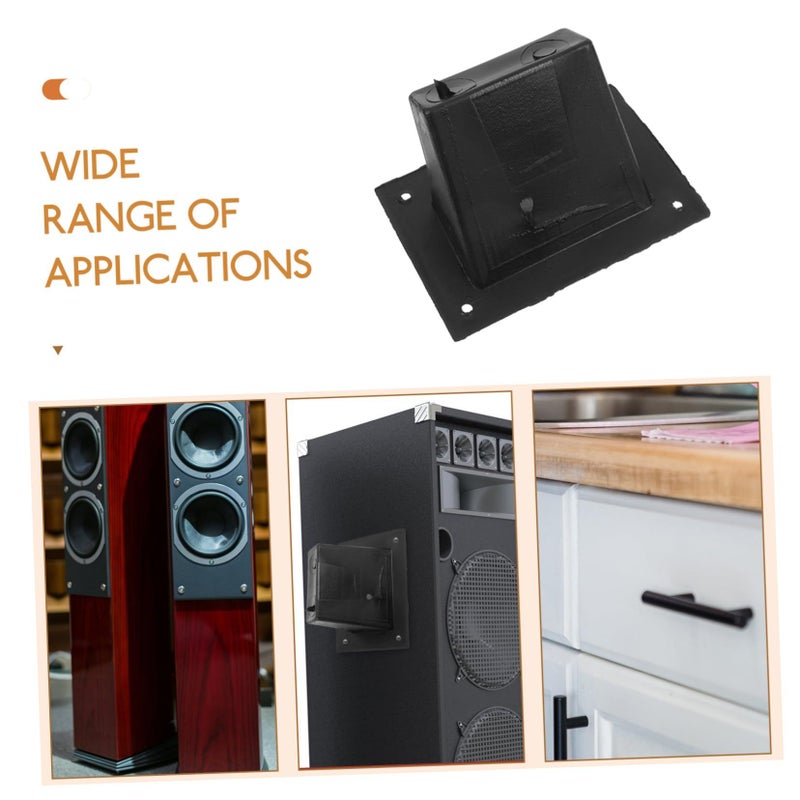 10pcs Black Matte Recessed Speaker Cabinet Pulls Professional Stage Handle Easy Transportation Box - Image 5