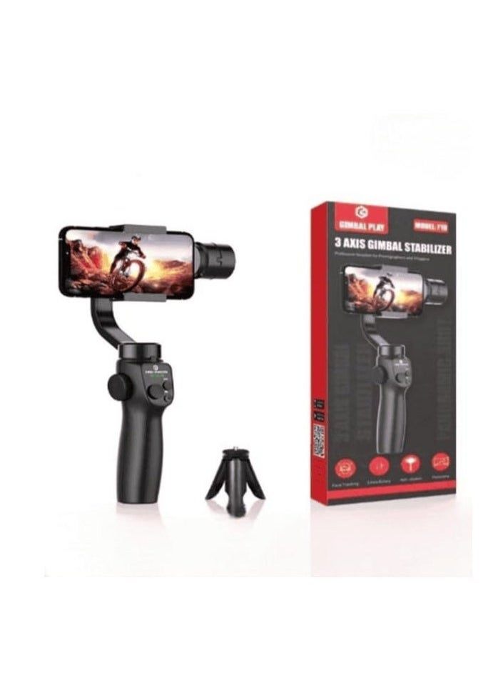 JAJEEK F10 3-Axis Gimbal Stabilizer | Foldable Handheld Smartphone Stabilizer for Smooth Video Recording | AI Tracking, Gesture Control & Vlogging | Stabilizes Your Footage for Professional Quality  - Image 1