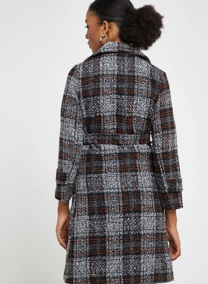 ELLA Checkered Coat