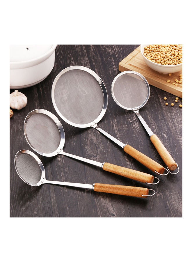 Loquat Wooden Handle Stainless Steel Spoon Multicolour 35 x 15.3 x 8.6cm  - Image 2