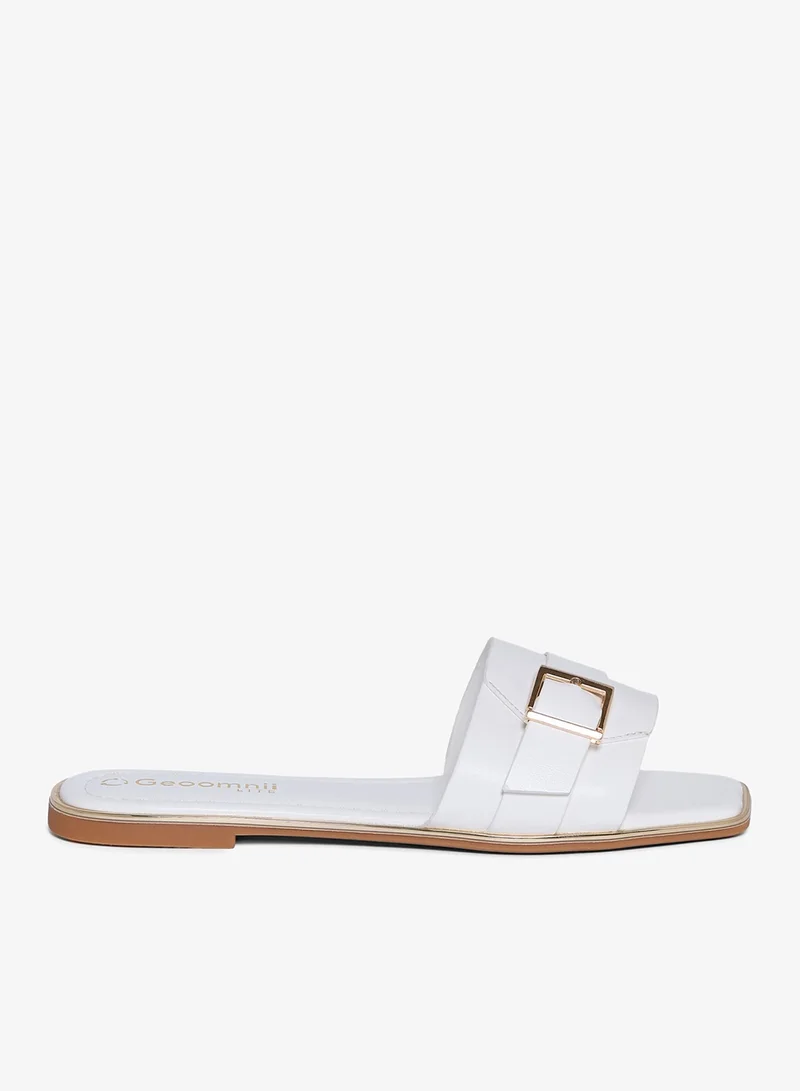 جيومني صنادل جيومني المسطحة للنساء – صنادل صيفية مريحة قابلة للارتداء اليومي، والمشي والسفر