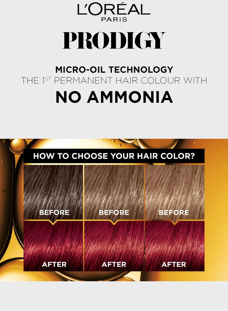 L'OREAL PARIS Prodigy Permanent Oil Hair Color 6.60 Intense Red