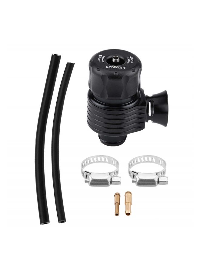 Diesel Blow Off Valve Kit, Dump Valve Universal 25mm/1inch Car Aluminum Alloy Blow Off Valve Dump Valve with Adapter, Clamp u0026 Hose (Horn-Shape) - Image 1