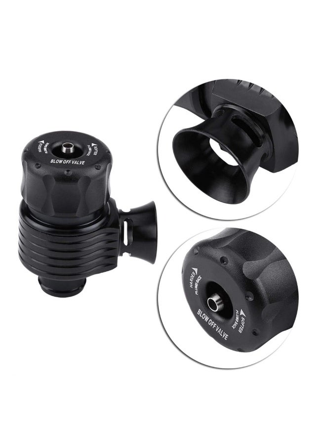 Diesel Blow Off Valve Kit, Dump Valve Universal 25mm/1inch Car Aluminum Alloy Blow Off Valve Dump Valve with Adapter, Clamp u0026 Hose (Horn-Shape) - Image 5