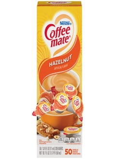 Nestle Hazelnut Creamer, 0.375oz, 50/Box  - Image 2