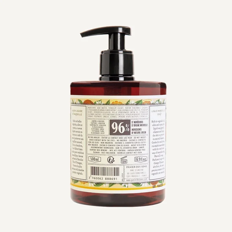 بانيير دي سينز Liquid Marseille soap | Orange Blossom 500ml