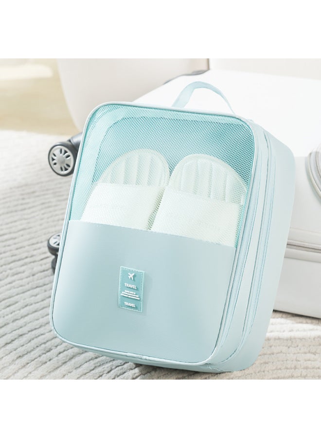 South Korea Travel Three-seat Shoe Box Waterproof Dustproof Shoe Bag Travel Shoes Classification Trendy Storage Bag