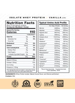 Muscle Feast Grass Fed Whey Protein Isolate, All Natural, Hormone Free, Fast Absorbing, 100% Pure Isolate, 20.5G Protein, 88 Calories (Vanilla, 5Lb)  - Image 5