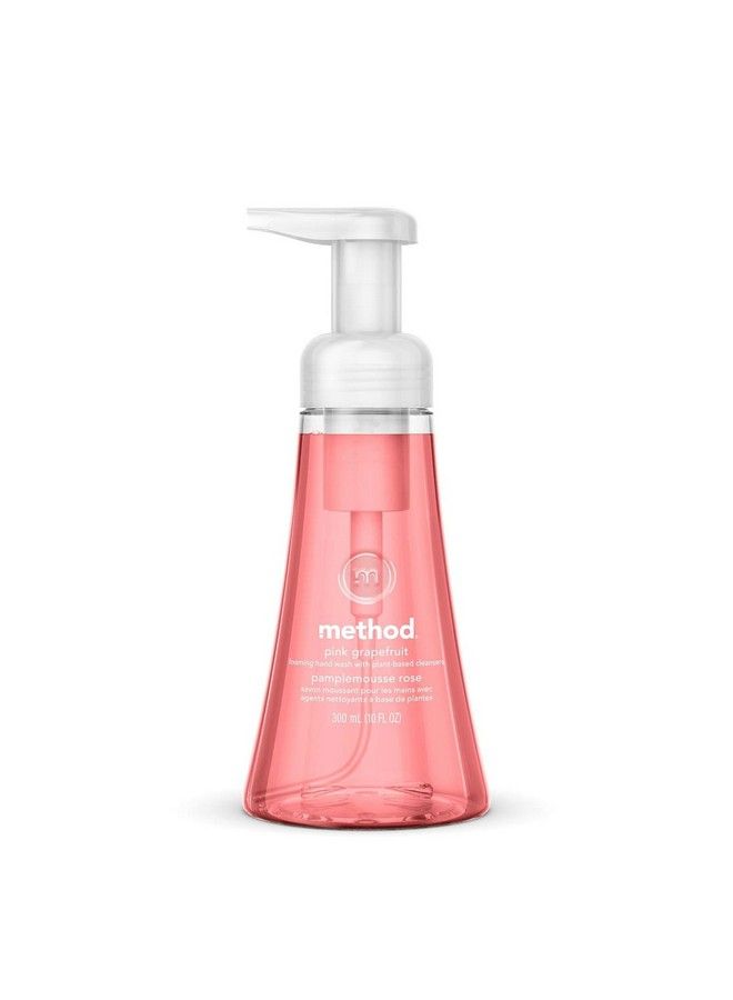 Method Foaming Hand Soap Pink Grapefruit Biodegradable Formula 10 Fl Oz (Pack Of 1) - Image 2