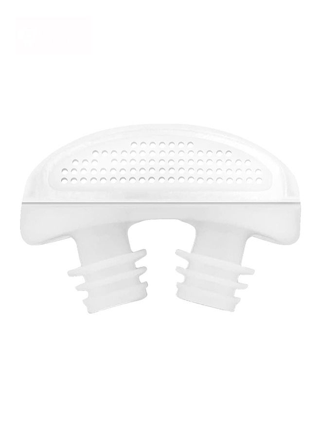 2 في 1 متطور للتهوية والهواء للأنف مضاد للشخير (أبيض) - Image 1