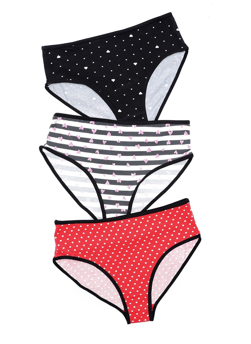 Mesery Bundle Of Three Printed Underwear  - Image 1