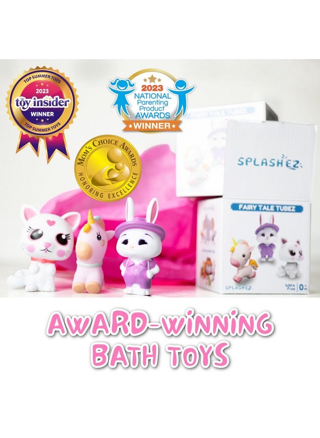 SplashEZ Girl Bath Toys Mold Free Bath Toys For Girls And Toddlers, Girl No Hole Bath Toys, No Mold For Tub,Beach,Pool, Bpa-Free, Dishwasher-Safe, Infant Bath Toys No Holes 0 1 3 6 12 18 Months  - Image 3