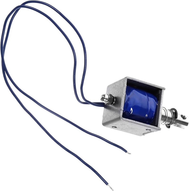 Merryhapy 12V Open Frame Solenoid Electromagnet High Thrust Push Pull Type for Machinery - Image 1
