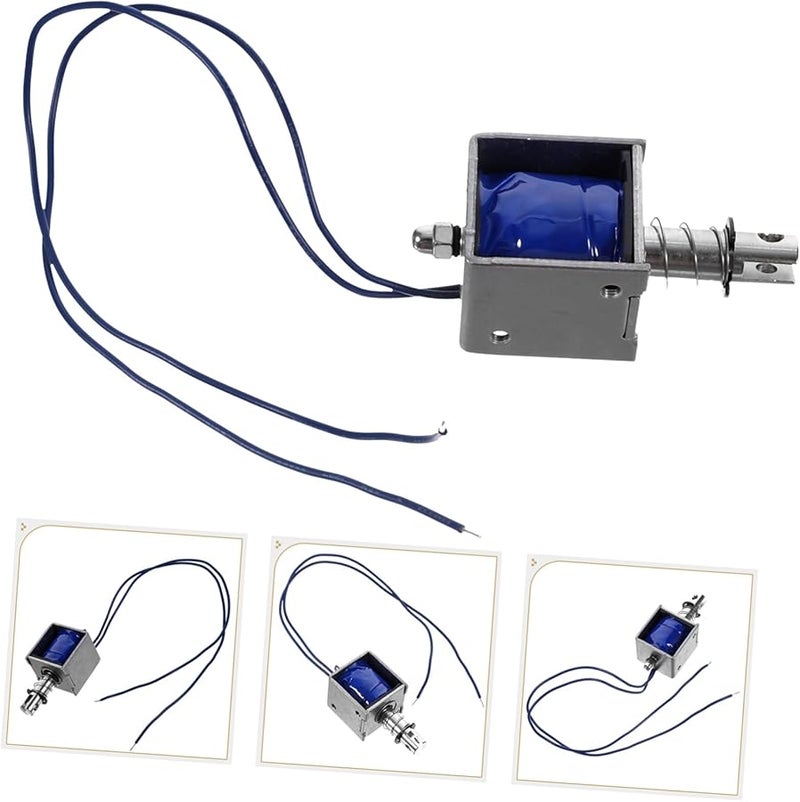 Merryhapy 12V Open Frame Solenoid Electromagnet High Thrust Push Pull Type for Machinery - Image 4