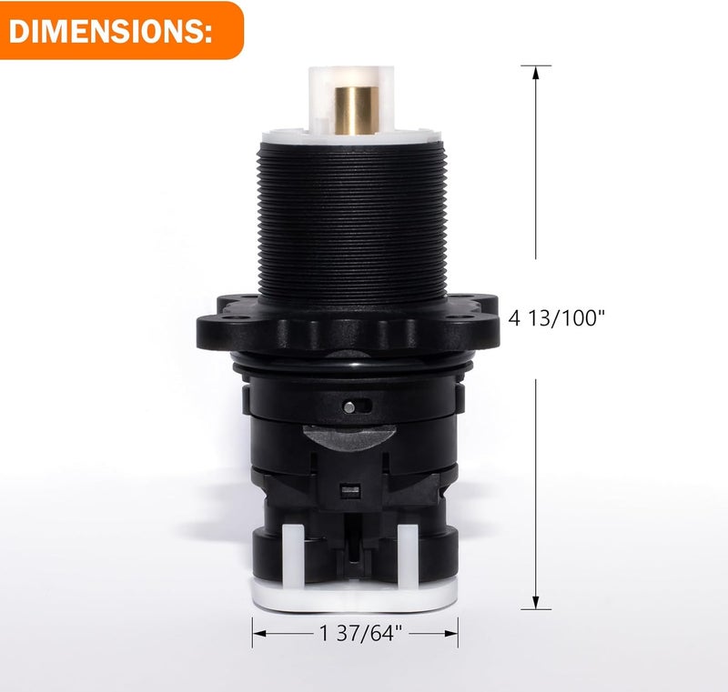Presan 9745299 Pressure Balanced Shower Cartridge for Tub & Shower Valve, Aftermarket Replacement part for Pfister 0X8/JX8/VB8/JV8 Valves, Premium Metal Stem - Image 2