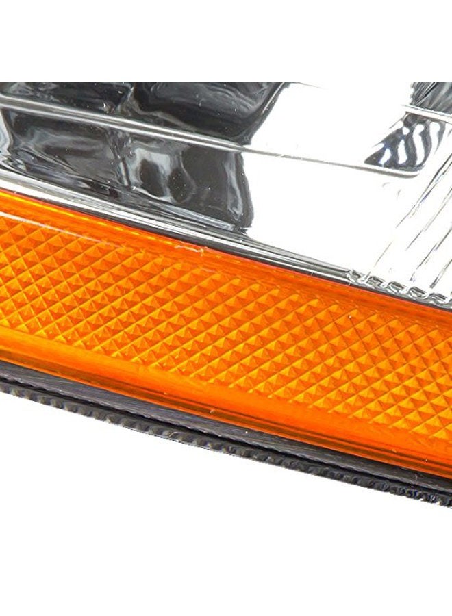 DNA MOTORING Pair of Headlights Compatible with 98-02 Honda Accord,Chrome/Amber,HL-OH-HA98-CH-AB - Image 3