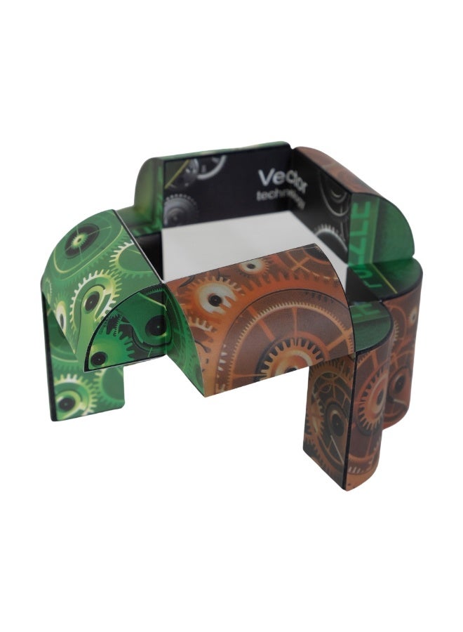 Colorful Cube Building Puzzle - Image 4