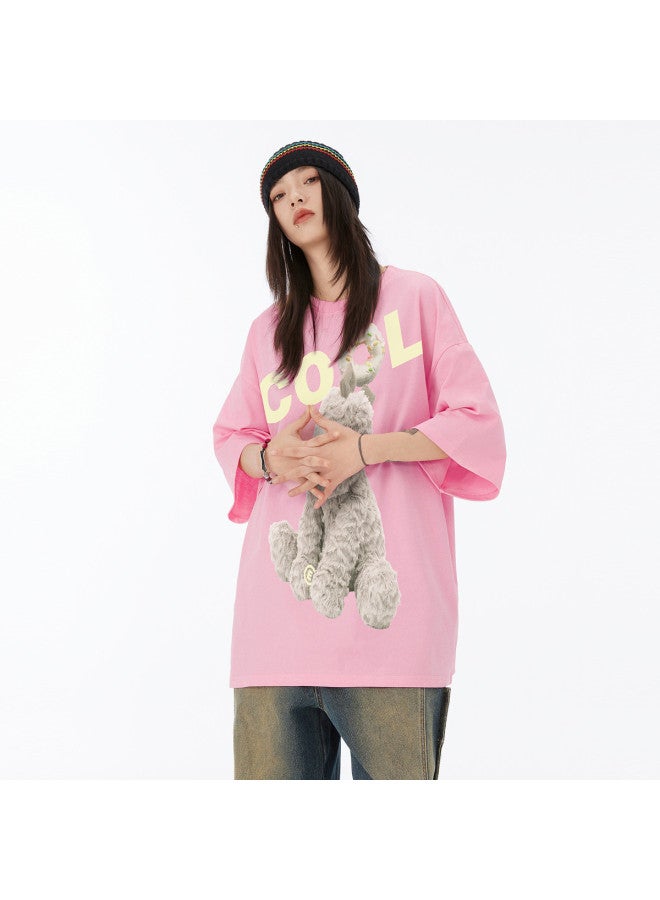 EPTISON تي شيرت صيفي أنيق بطبعة يونيكورن فضفاض وعصري بأكمام قصيرة للرجال والنساء - Image 5