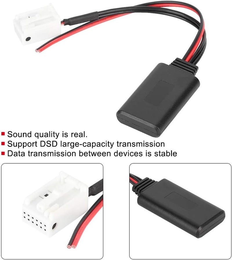 aqxreight Adapter Music MP3 Adapter for RCD-200/500-300/310/510, Connects Smartphones & Tablets to Car Speakers Car R - Image 3