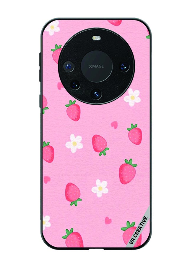 VR CREATIVE Protective Case Cover For Huawei Mate 60 Pro Plus Strawberry Design Multicolour - Image 1