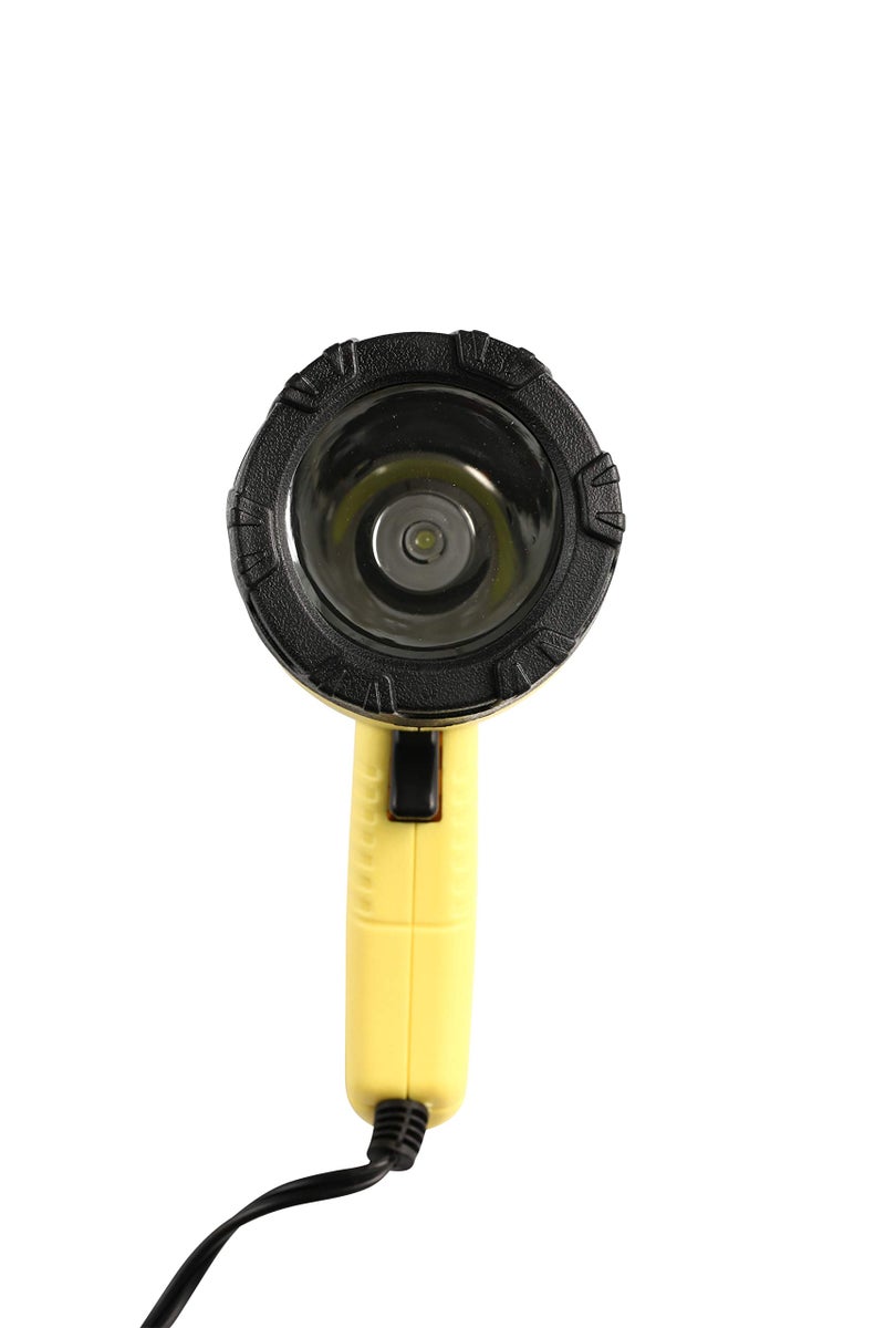 attwood Attwood 11794-7 Portable 5W LED Emergency Spotlight 12V Adapter Plug, Safety Yellow/Black  - Image 4