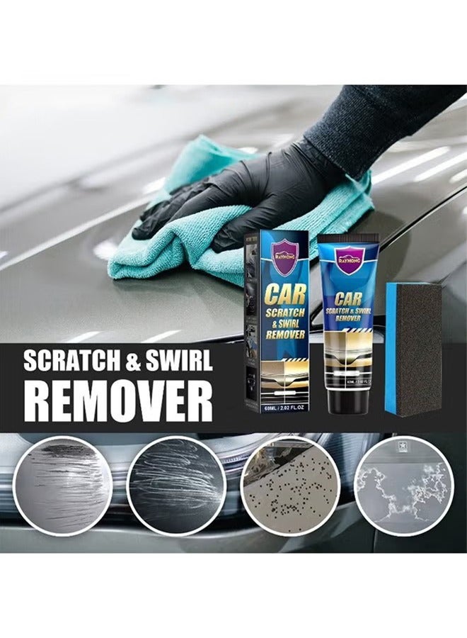 رايهونغ مزيل خربشات ودوامات السيارات، مجموعة مزيل خربشات السيارات الممتاز، مزيل خربشات السيارات، مزيل خربشات السيارات، طلاء بولندي للخربشات العميقة، خربشات السيارات ملصق إصلاح، 120 مل - Image 4