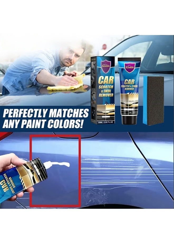 رايهونغ مزيل خربشات ودوامات السيارات، مجموعة مزيل خربشات السيارات الممتاز، مزيل خربشات السيارات، مزيل خربشات السيارات، طلاء بولندي للخربشات العميقة، خربشات السيارات ملصق إصلاح، 120 مل - Image 2