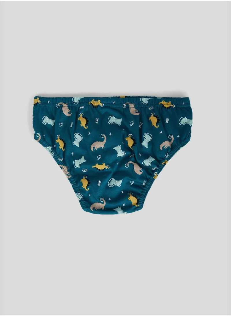 DeFacto 3 Pack Dinasour Print Thong Set