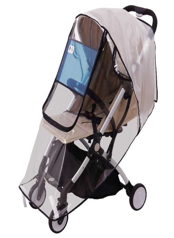 Bemece Stroller Rain Cover , Universal Stroller Accessory, Baby Travel Weather Shield, Windproof Waterproof, Protect from Dust Snow - Image 4