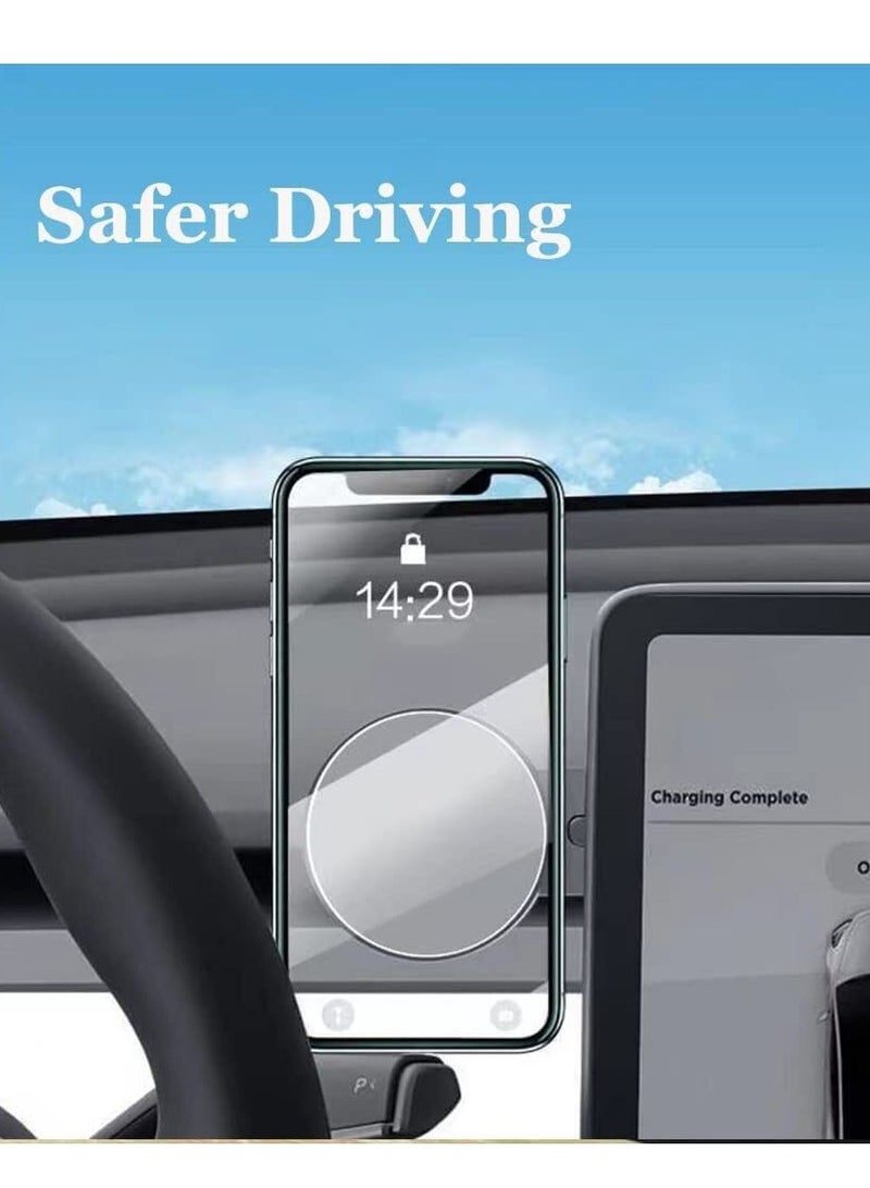Magnetic Phone Holder For iPhone 14 13 Pro Magsafe Laptop Phone Stand Magnet Mobile Phone Suite Mount Support for Tesla Model Y 3 - Image 5