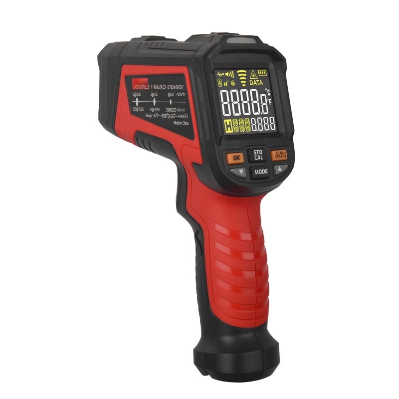 TASI Infrared Thermometer TA603A High Precision Infrared Measurement Digital Thermometer - Upper/Lower Limit Alarm IR Thermometer for Industrial Cooking Baking HVAC Projects Plantation Car Repair - Image 1