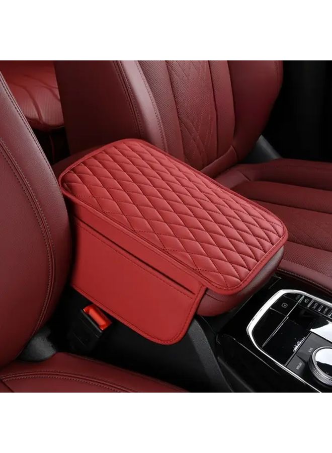 Gray Car Armrest Protective Cover Heightening Pad for Long Distance Driving - Image 4
