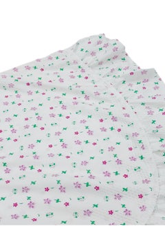 City Rose Islamic Girls Pray Khimar Two Pieces Sets Cotton Dress Hijab Abaya Floral Suit  - Image 2