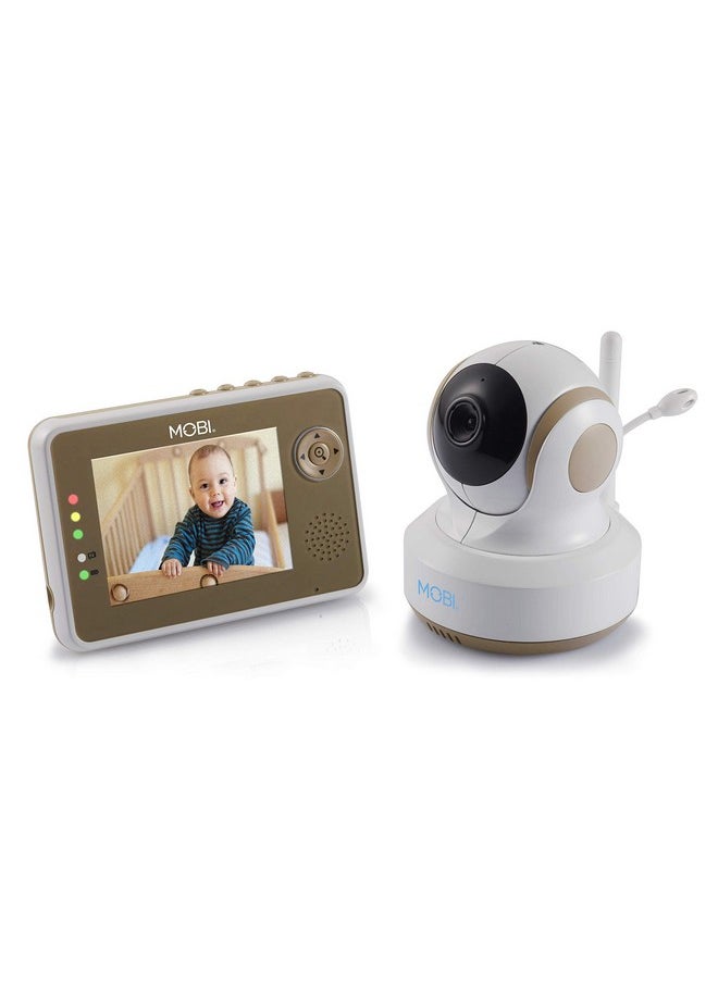 MOBi Mobi Mobicam Dxrm1 Baby Monitoring System With Smart Auto Tracking Night Vision Remote Pan & Tilt Lullabies Quad View Baby Monitor Baby Monitoring System Baby Camera  - Image 2