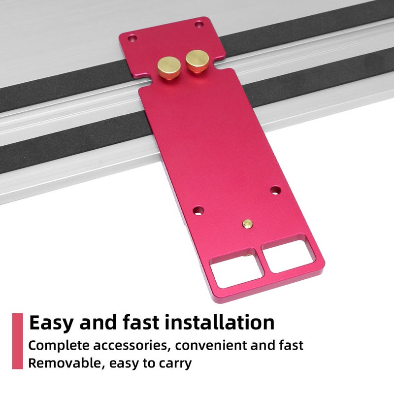 220MM Right Angle Circle Saw Guide Rail Positioning Plate 90 Degree Aluminum Alloy Electric Circular Saw Track Angle Stop for Woodworking Engraving Machine Angle Cutting - Image 3