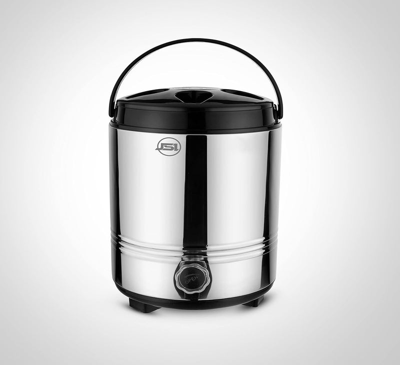 JSI Stainless Steel Water Jug 5 Liters for Office Home Kitchen I PUF Thermally Insulated I Hot Cold Water Dispenser I Keeps Beverages Fresh I Easy to use Maintain I BPA Free I Durable Sturdy - Image 1