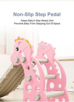 MaBaby Kids folding slide Indoor Household Small Kids Slide for Toddlers baby multifunctional climbing slide combination game home indoor and outdoor Toddler Slide Basketball Hoop  - Image 3