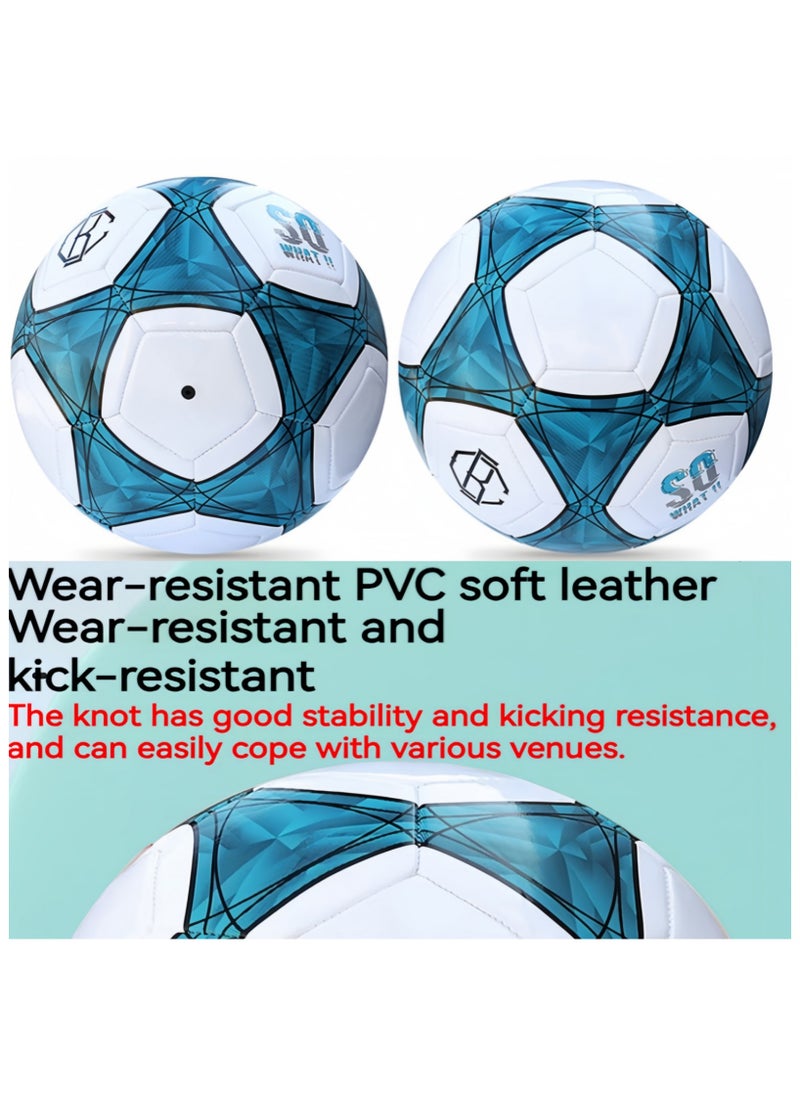 DRAVEN - GG - Size 5 Training Football - Elevate Your Game with Our Premium Blue and White Design, Superior Performance, Suitable for All Ages and Skill Levels, Ideal for Various Playing Surfaces - Image 1