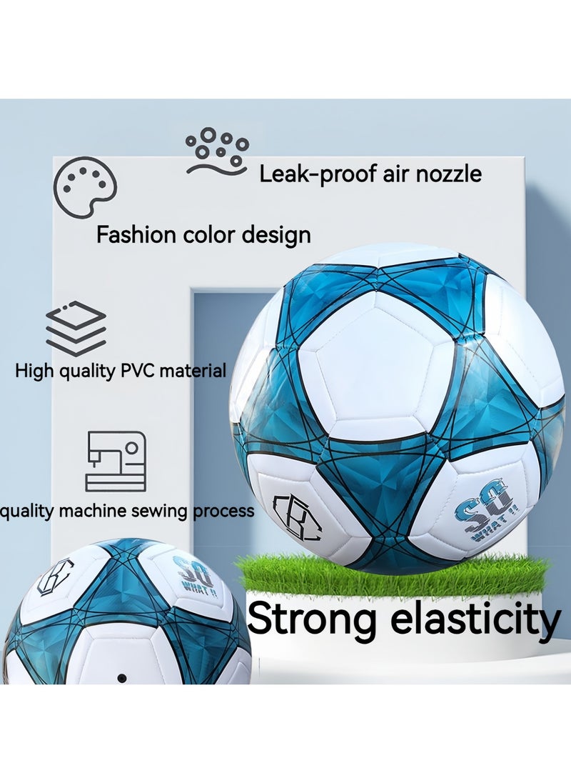 DRAVEN - GG - Size 5 Training Football - Elevate Your Game with Our Premium Blue and White Design, Superior Performance, Suitable for All Ages and Skill Levels, Ideal for Various Playing Surfaces - Image 1