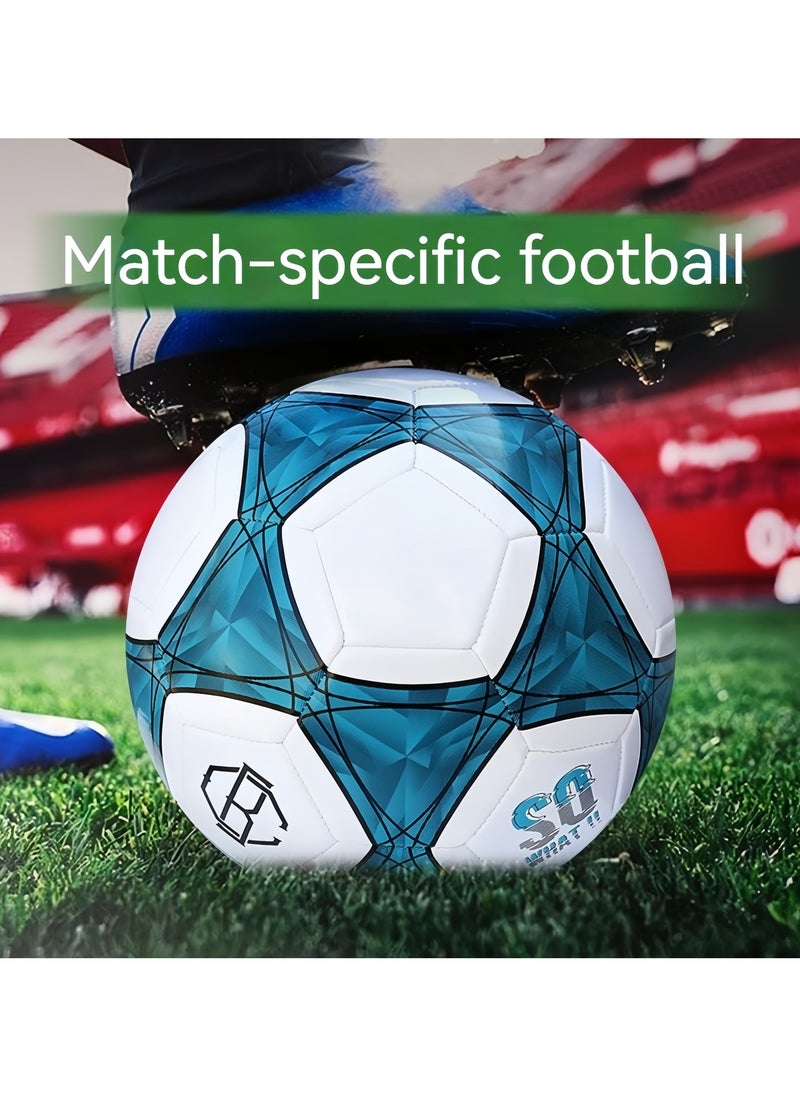 DRAVEN - GG - Size 5 Training Football - Elevate Your Game with Our Premium Blue and White Design, Superior Performance, Suitable for All Ages and Skill Levels, Ideal for Various Playing Surfaces - Image 1